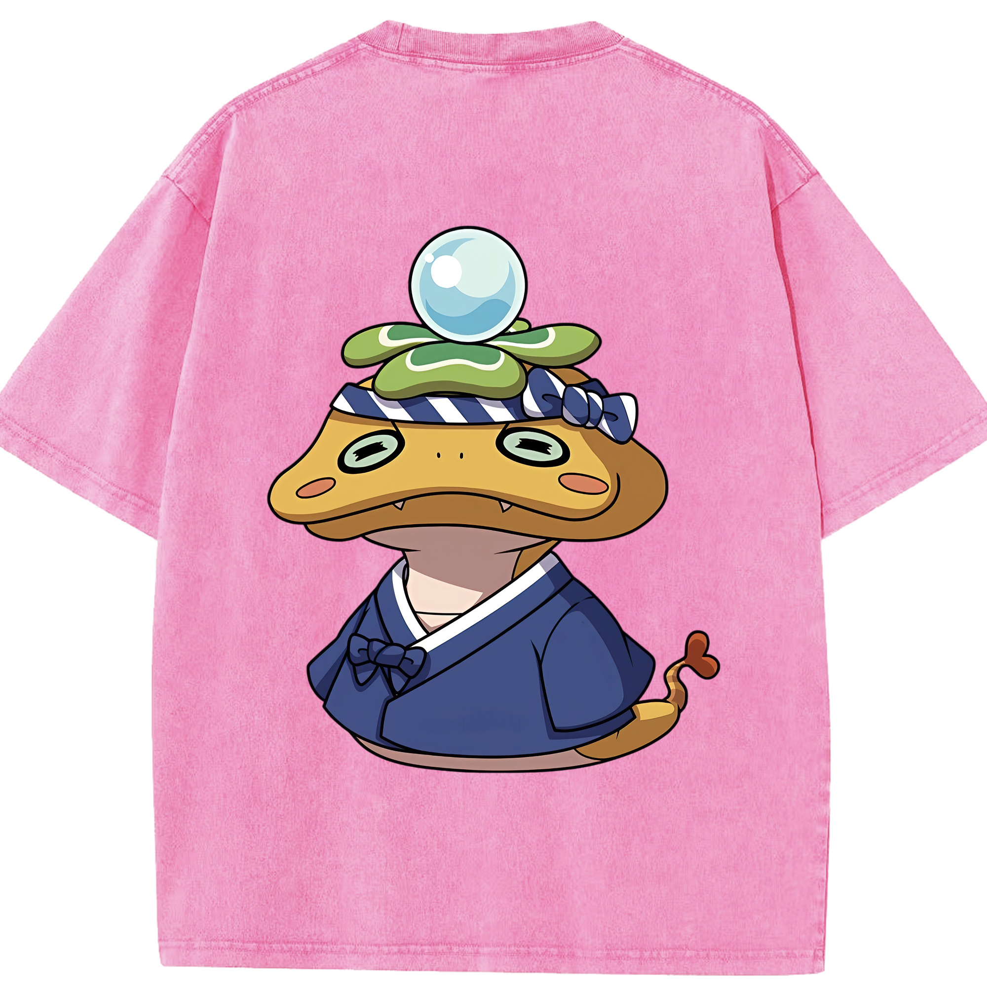 （画像用） 妖怪ウォッチ Yo-kai Watch 綿100% ヴィンテージ風 半袖Tシャツ（背面プリント）